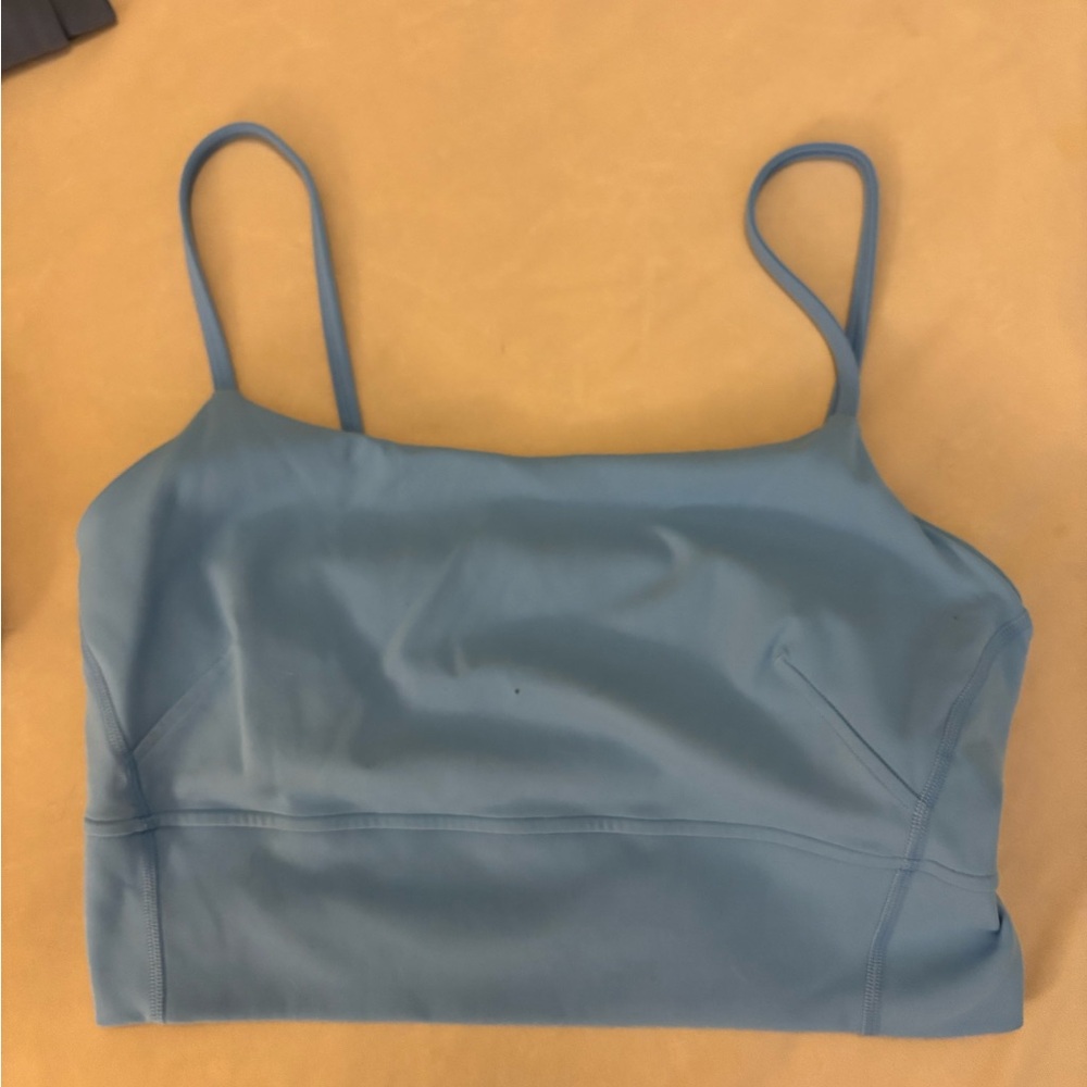 Lululemon Blue Strappy Crop Top